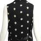 TODD OLDHAM- 1990s Embroidered Floral Cotton Vest, Size 8