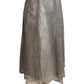 CHRISTIAN LACROIX- 1999 Grey Lace Skirt, Size 4