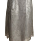 CHRISTIAN LACROIX- 1999 Grey Lace Skirt, Size 4