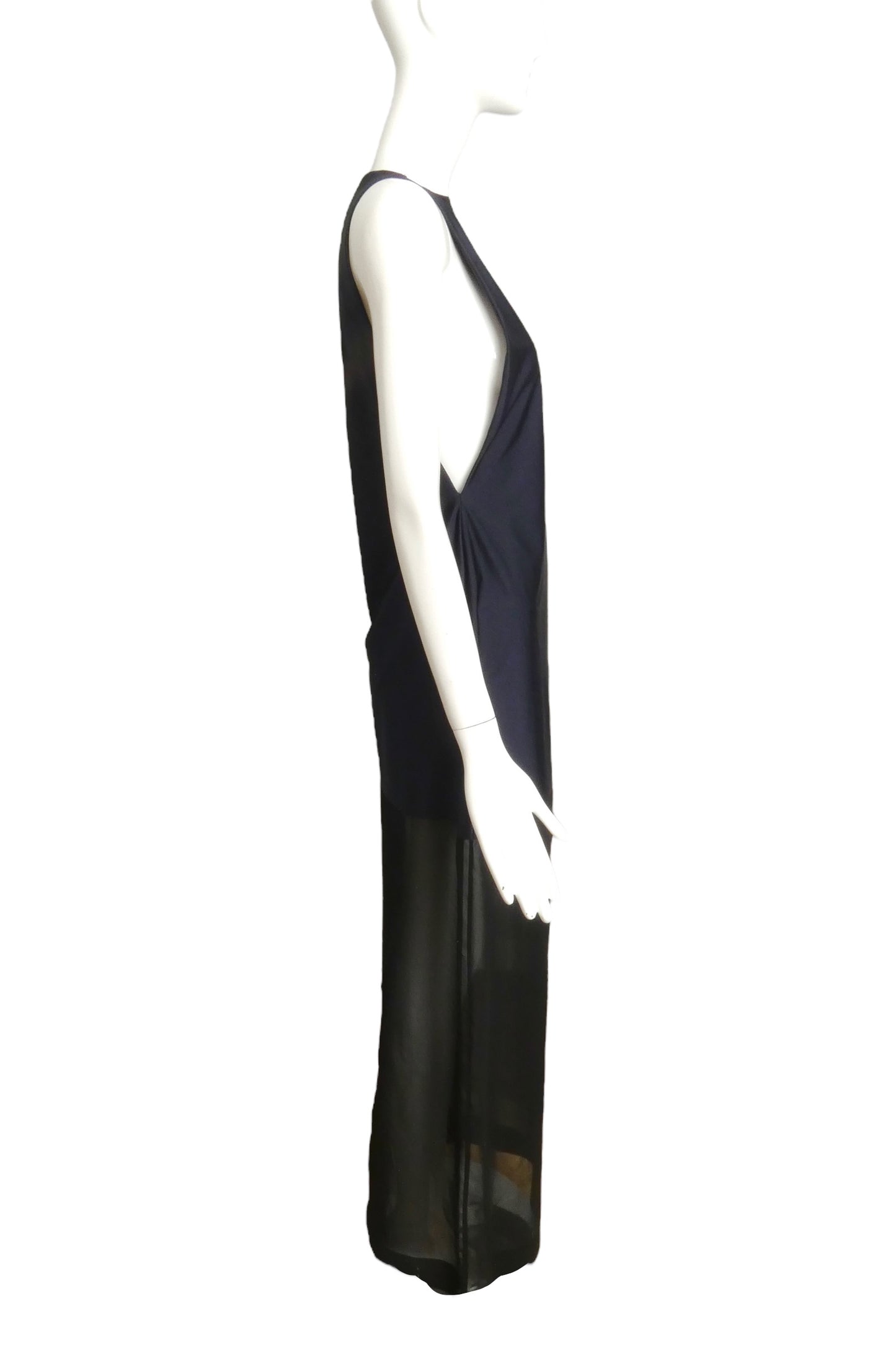 JACQUEMUS- 2024 Navy Panel Banista Dress, Size 10