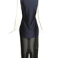 JACQUEMUS- 2024 Navy Panel Banista Dress, Size 10