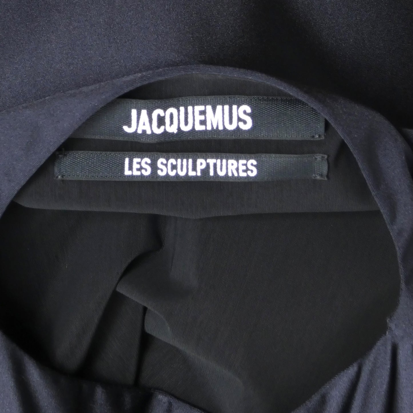 JACQUEMUS- 2024 Navy Panel Banista Dress, Size 10