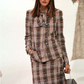 CHANEL- 1998 Striped Tweed Suit, Size 8