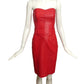 MICHAEL HOBAN- 1980s 3pc Red Leather Skirt Suit, Size 2