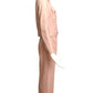 FERNANDO PENA-1970s Pink Linen Pant Suit, Size 2