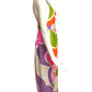1960s Multi Color Printed Cotton Maxi Dress, Size 8