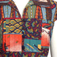 1970s Multi Color Printed Cotton Dress, Size 6