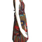 1970s Multi Color Printed Cotton Dress, Size 6
