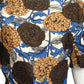 SCAASI- 1960s Floral Linen Dress, Size 6