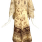 1970s Printed Batiste Smocked Dress, Size 8