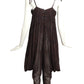 ADINI-1970s Printed Rayon Harem Jumpsuit, Size 8