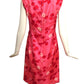 1960s Pink Cherry Print Dress, Size 6