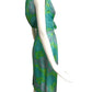 1950s Floral Print Silk Dress, Size 4
