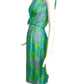 1950s Floral Print Silk Dress, Size 4