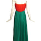 OSCAR DE LA RENTA- 1970s Pleated Gown& Jacket, Size 8