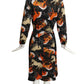 1970s Horse Print Shift Dress, Size 10