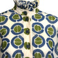 1970s Geo Print Maxi Dress, Size 6