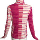 CHANEL- 2019 Multi Color Striped Turtle Neck Sweater, Size 6