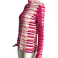 CHANEL- 2019 Multi Color Striped Turtle Neck Sweater, Size 6