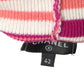 CHANEL- 2019 Multi Color Striped Turtle Neck Sweater, Size 6