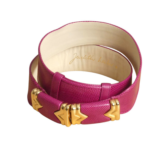 1980s Adjustable Lizard Belt