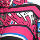DIANE FRES- 1980s Multi Color Print Dress, Size 10