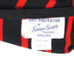 1970s Black & Red Stripe Knit Sweater, Size 8