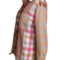 TODD OLDHAM- 1990s Cotton Plaid Blouse, Size 10P