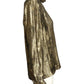 LOUIS FERAUD- 1980s Metallic Lame Blouse, Size 8