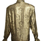 LOUIS FERAUD- 1980s Metallic Lame Blouse, Size 8