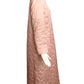 1980s Pink Quilted Satin Robe, Size 8
