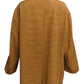ROMEO GIGLI- 1980s Brown Moire Cotton Blazer, Size 10