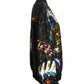 1990s Multi Color Sequin Bomber Jacket, Size 10
