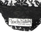 DIANE VON FURSTENBERG- 1970s Black Lace Blouse, Size 10