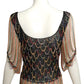 LORIS AZZARO- 1970s Chain Fringe Sweater Top, Size 4