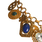 LES BERNARD- Brass Medallion Necklace