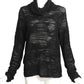CHANEL- Black Wool Turtle Neck Sweater, Size 14