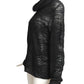 CHANEL- Black Wool Turtle Neck Sweater, Size 14