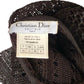 CHRISTIAN DIOR- 2001 Brown Open Weave Sweater, Size 8
