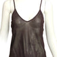 CHRISTIAN DIOR- 2001 Brown Open Weave Sweater, Size 8