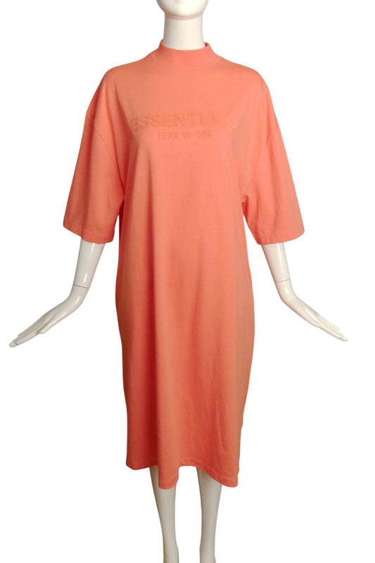ESSENTIALS- NWT Peach Knit T-Shirt Tunic, Size Small