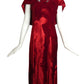 1930s Velvet Evening Gown, Size-6