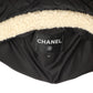 CHANEL- 2018 Black Coco Neige Quilted Coat, Size 14