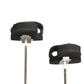CHANEL- Black Quilted Leather "CC" Slides, Size 38.5