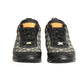 LOUIS VUITTON- Black Mini Lin Monogram Sneakers, Size 38.5