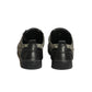 LOUIS VUITTON- Black Mini Lin Monogram Sneakers, Size 38.5