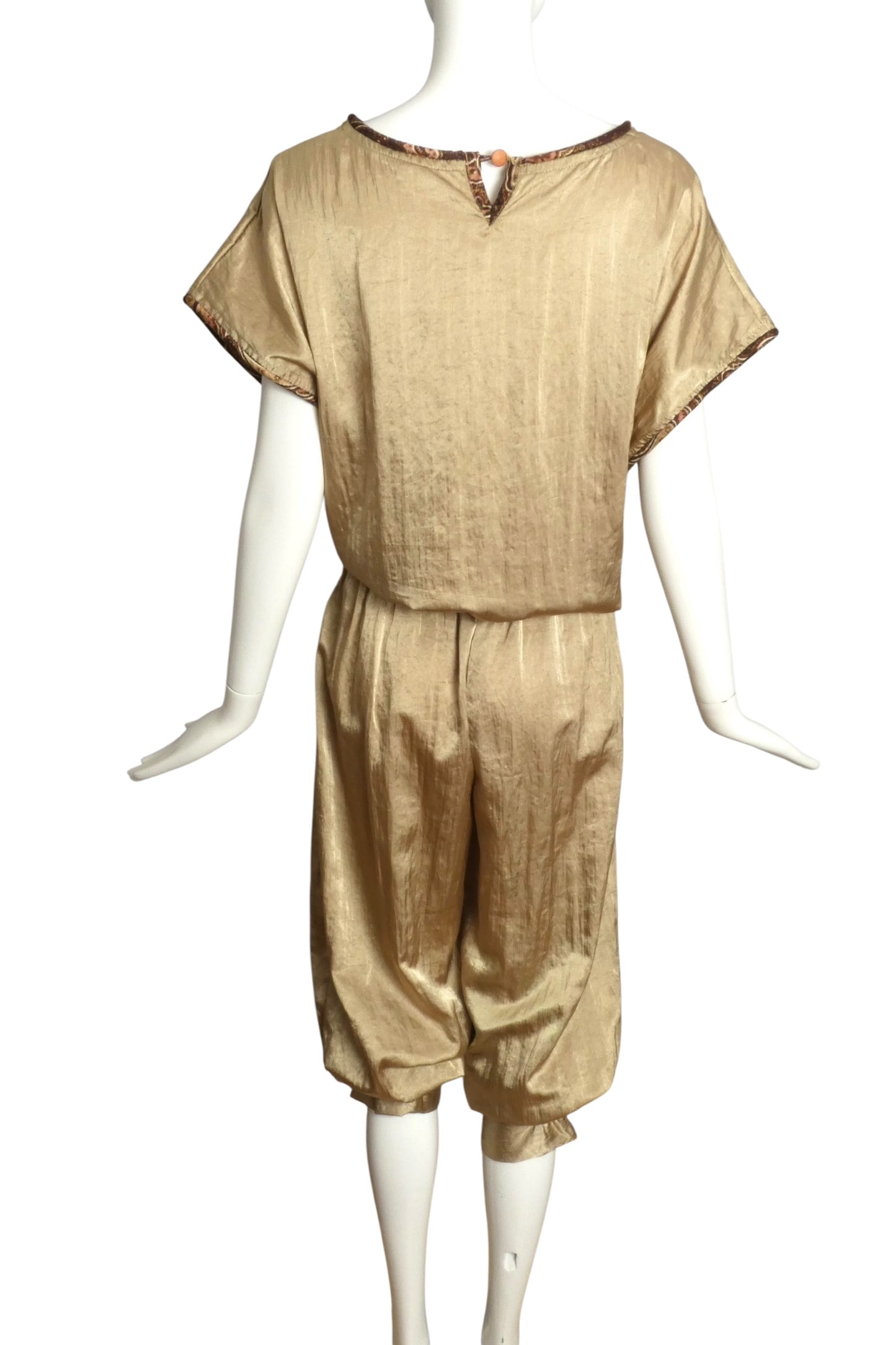 PIERRE CARDIN- 1970s 3pc Embellished Satin Ensemble, Size 6