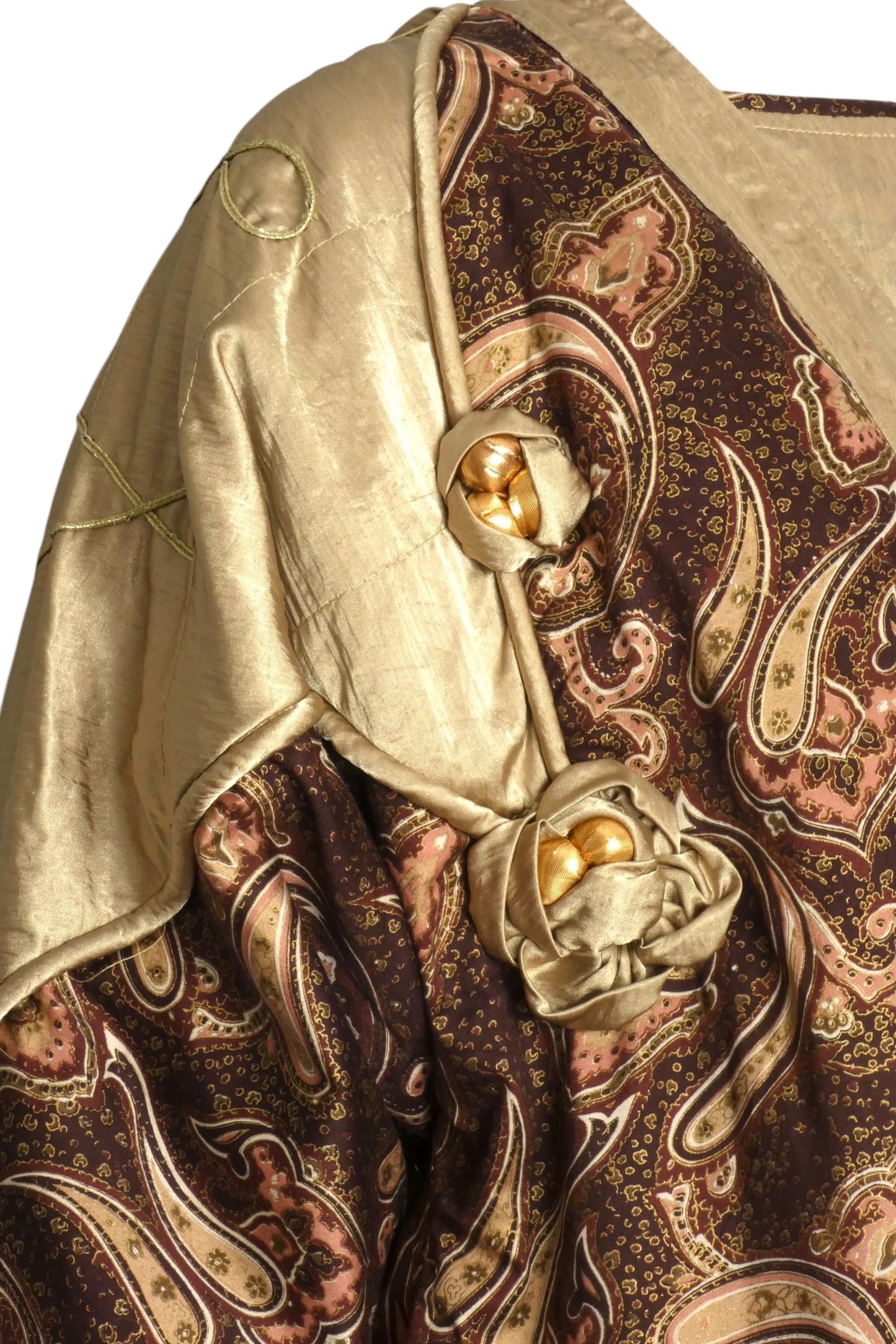 PIERRE CARDIN- 1970s 3pc Embellished Satin Ensemble, Size 6