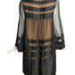 DONALD BROOKS- 1960s Polka Dot Chiffon Dress, Size 6