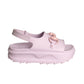GUCCI- NIB Pink Soft Rubber Sandals, Size 37